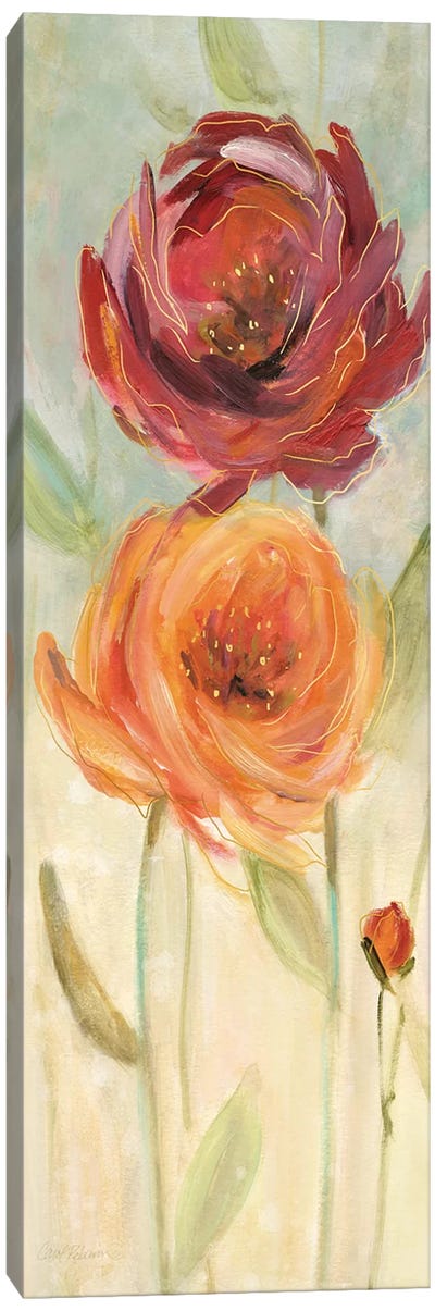 Sweet Poppies I Canvas Art Print - Peony Art