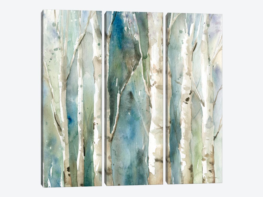River Birch I by Carol Robinson 3-piece Canvas Print