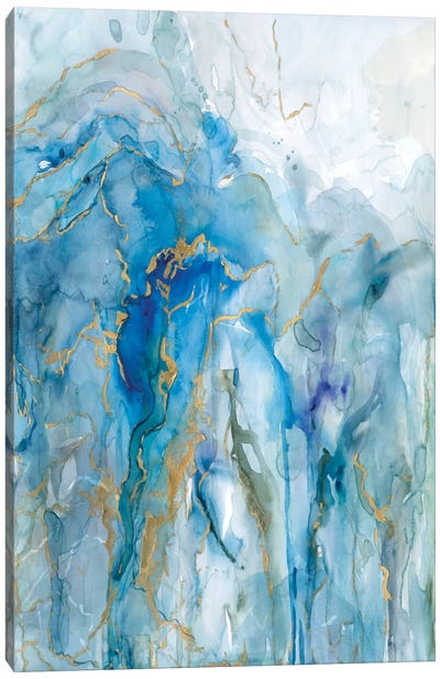 Abstract Lapis Canvas Art Print - Best Selling Modern Art