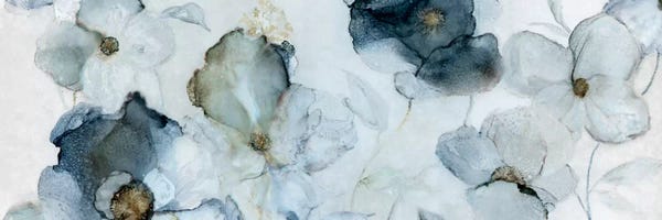 Traditional Living Room: Flowering Indigo by Carol Robinson