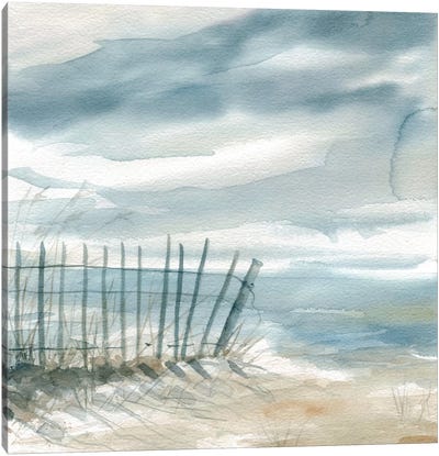 Subtle Mist I Canvas Art Print - Beach Art