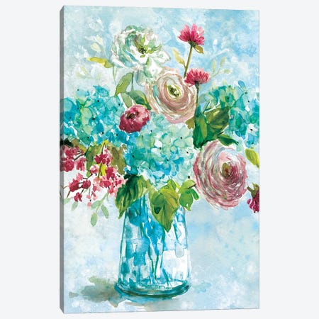 Blue Bouquet II Canvas Print #CRO393} by Carol Robinson Canvas Print