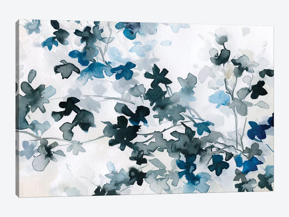 Blue Cherry Blossoms by Carol Robinson 1-piece Canvas Wall Art