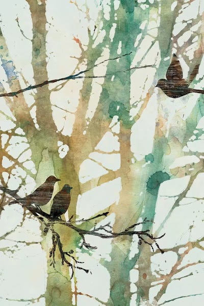 Botanical Birds I by Carol Robinson framed wall art