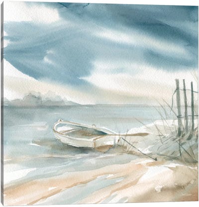 Subtle Mist II Canvas Art Print - Nautical Décor