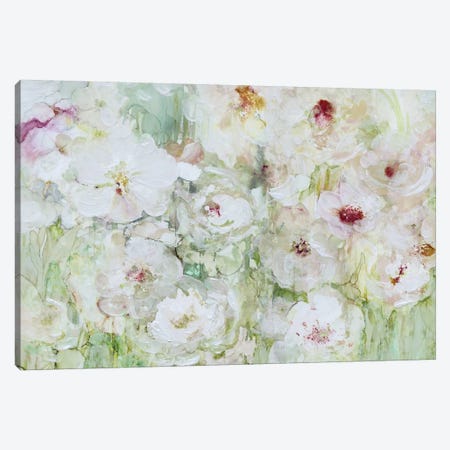 Jardin Blanc Canvas Print #CRO406} by Carol Robinson Canvas Wall Art