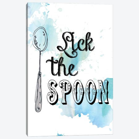 Lick The Spoon Canvas Print #CRO407} by Carol Robinson Canvas Artwork