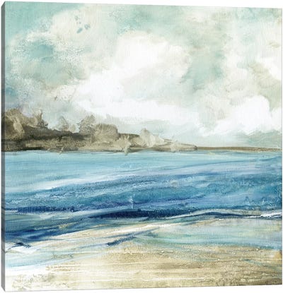 Soft Surf I Canvas Art Print - Large Coastal Art