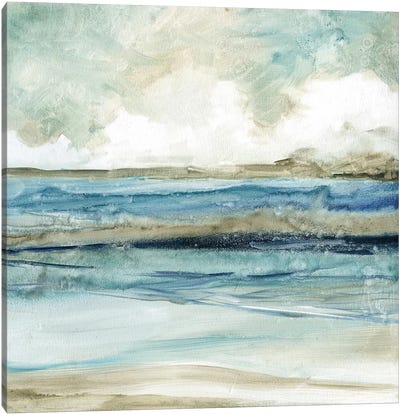 Soft Surf II Canvas Art Print - Large Coastal Art