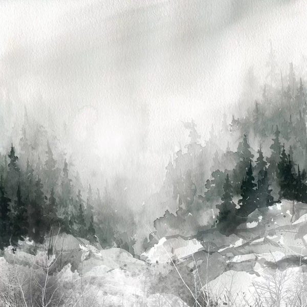 Rustic Décor: Dusk On The Mountain by Carol Robinson