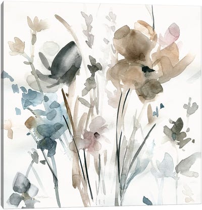 Dainty Blooms II Canvas Art Print - Best Selling Floral Art