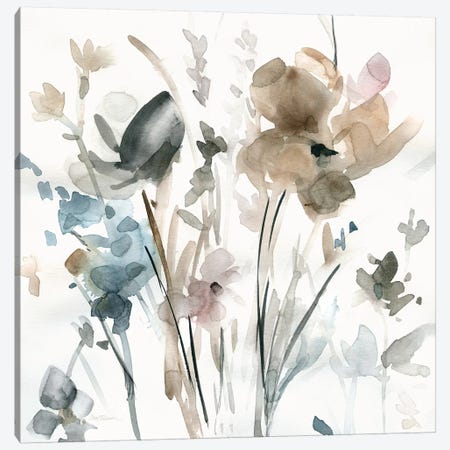 Dainty Blooms II Canvas Print #CRO458} by Carol Robinson Canvas Wall Art