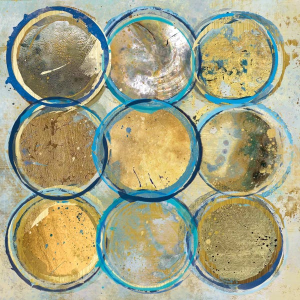 Polka Dot: Indigo Gold by Carol Robinson