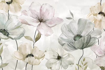 Garden Grays by Carol Robinson framed canvas print