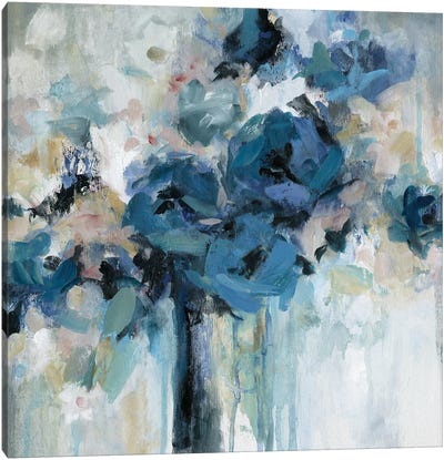 Midnight Splash Canvas Art Print - Bouquet Art