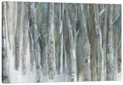 Banff Birch Grove Canvas Art Print - Refreshing Workspace