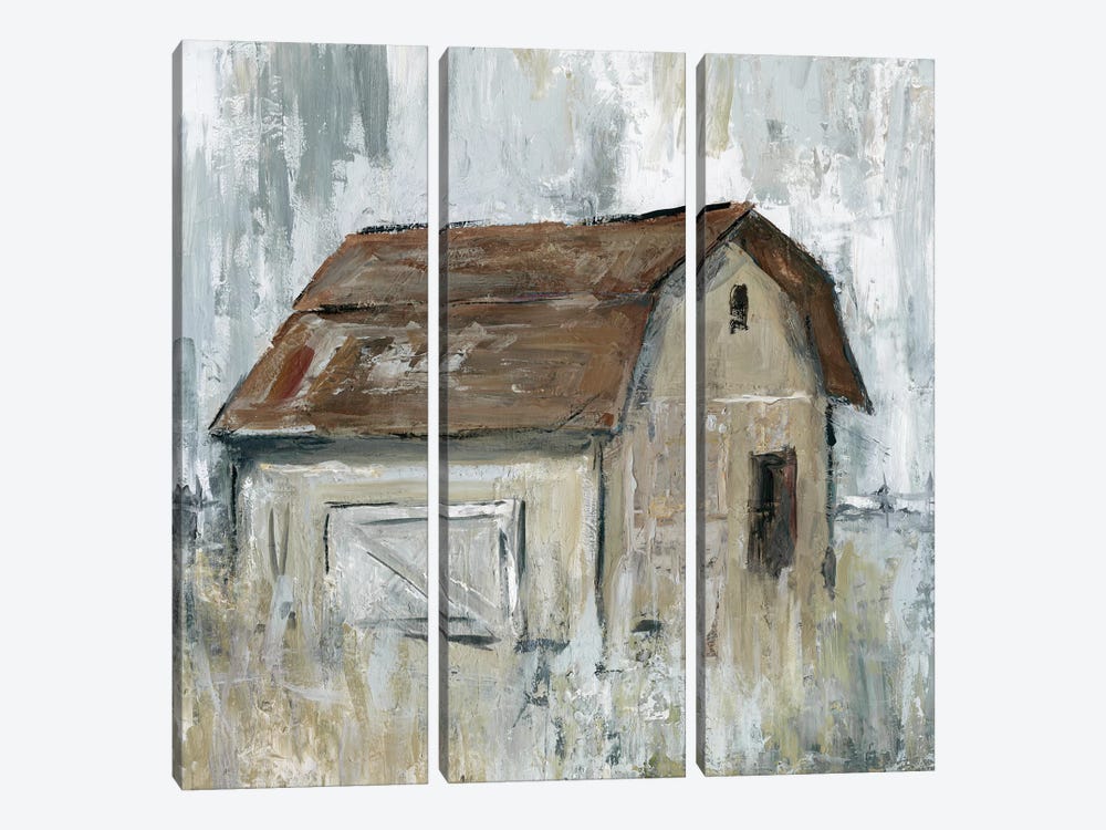 Barn At Dusk by Carol Robinson 3-piece Canvas Print