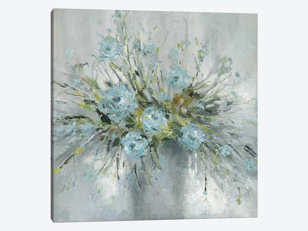 Blue Bouquet III by Carol Robinson 1-piece Canvas Artwork