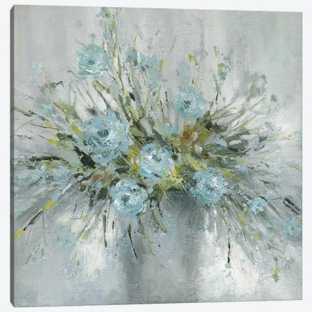 Blue Bouquet III Canvas Print #CRO493} by Carol Robinson Canvas Artwork