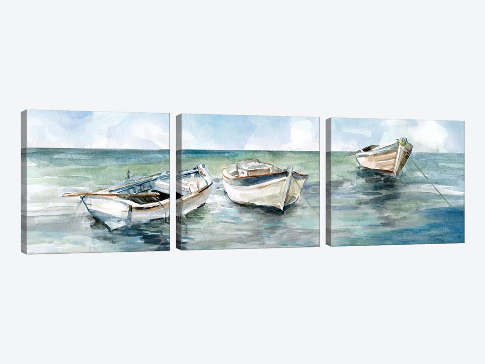 Caught At Low Tide II by Carol Robinson 3-piece Art Print