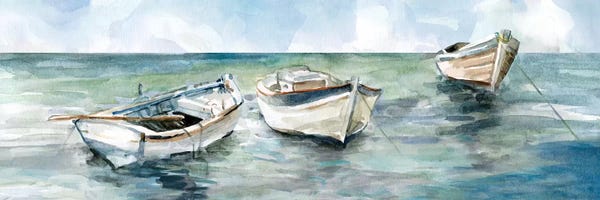 Rowboats: Caught At Low Tide II by Carol Robinson