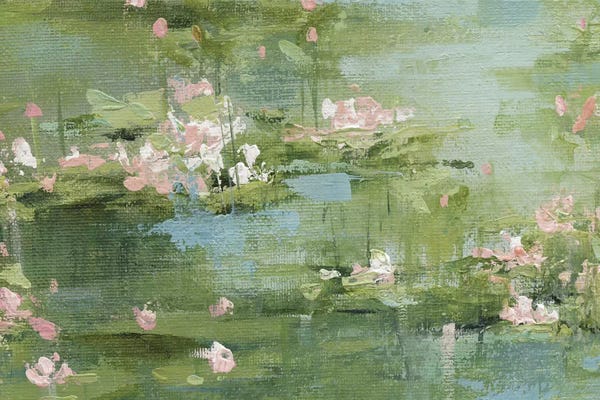Celadon Waterlillies I
