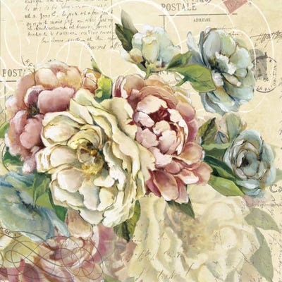 Scented Letter II by Carol Robinson framed canvas print