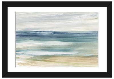 Ocean Breeze Paper Art Print - Abstract Art