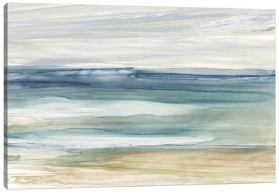 Ocean Breeze Canvas Art Print - Sandy Beach Art