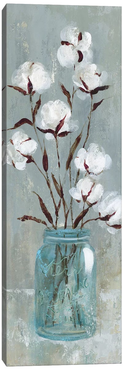 Stalks Of Cotton I Canvas Art Print - Carol Robinson