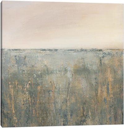 Sunset Marsh Canvas Art Print - Marsh & Swamp Art
