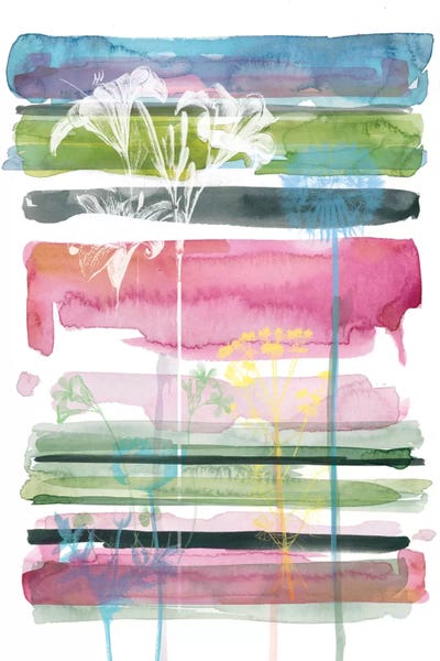 Stripes: Asbury Garden Summer Silhouette III by Carol Robinson