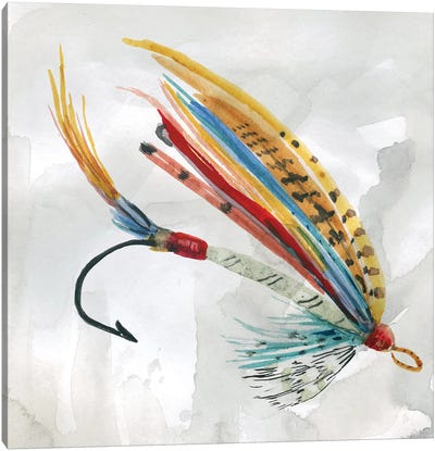 Fly Hook I Canvas Art Print - Fishing Art