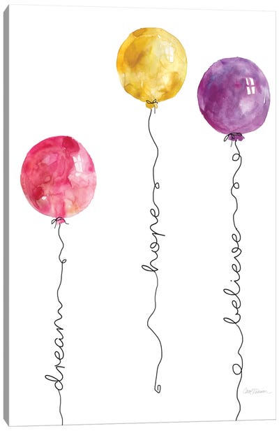 Balloon Verse I Canvas Art Print - Balloons