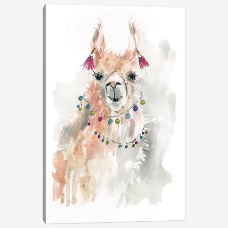 Llama Drama I Canvas Print #CRO627} by Carol Robinson Canvas Wall Art