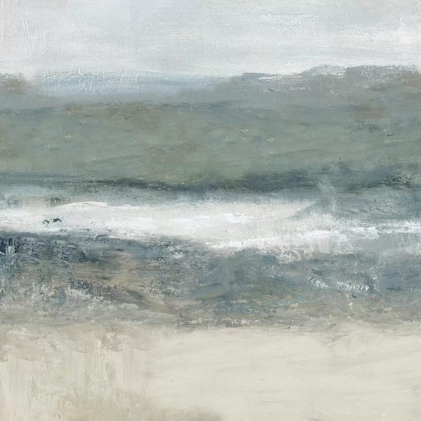 Coastal & Ocean Abstracts: Rolling Oceanside I by Carol Robinson