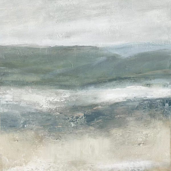 Coastal & Ocean Abstracts: Rolling Oceanside II by Carol Robinson