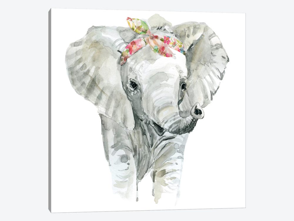 Savannah Elephant by Carol Robinson 1-piece Canvas Art