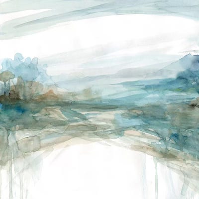 Shimmering Treeline II by Carol Robinson framed wall art