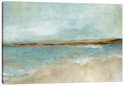 Solitary Beach Canvas Art Print - Coastal & Ocean Abstracts