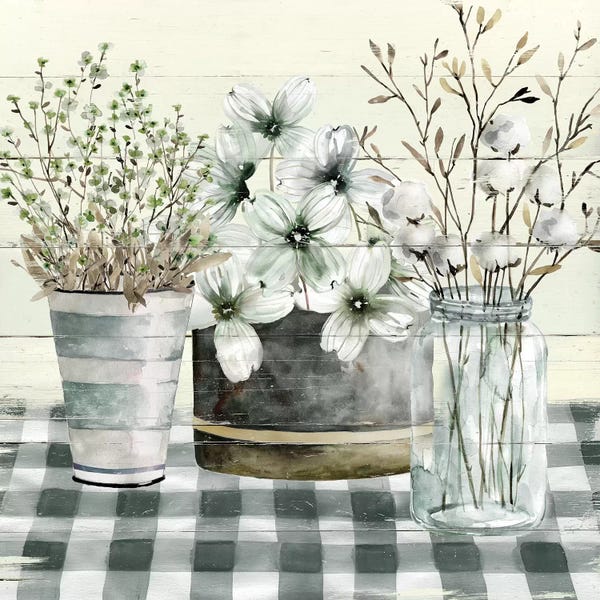 Carol Robinson: Spring Gingham II by Carol Robinson