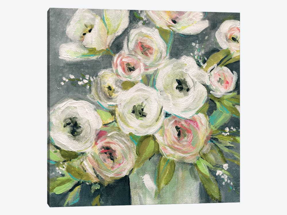 Summer Ranunculus by Carol Robinson 1-piece Canvas Art Print