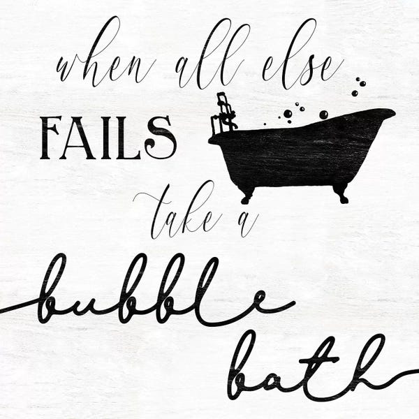 Bathroom Humor: Take a Bubble Bath by Carol Robinson