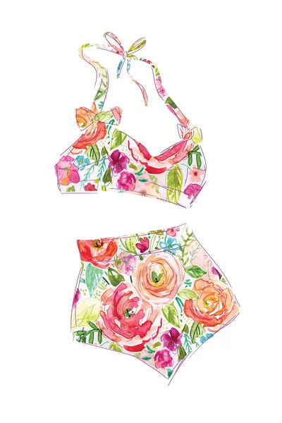 Women's Swimsuits: Tropical Swimwear III by Carol Robinson