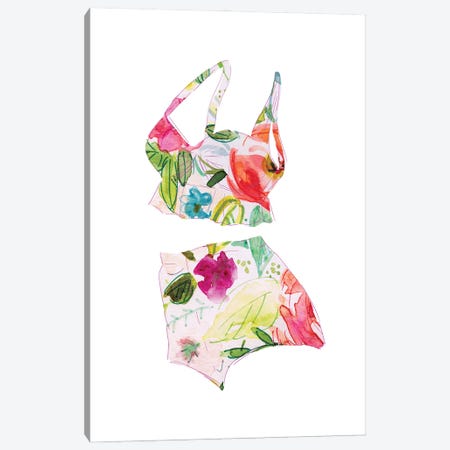 Tropical Swimwear IV Canvas Print #CRO715} by Carol Robinson Canvas Artwork