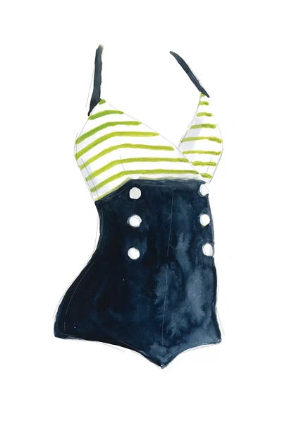 Women's Swimsuits: Vintage Swimwear I by Carol Robinson