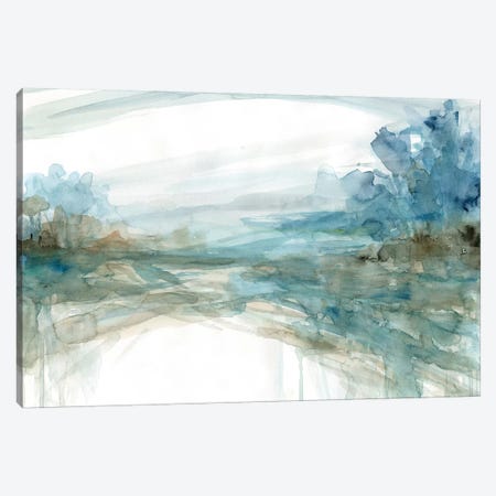 Watery Treeline Canvas Print #CRO721} by Carol Robinson Canvas Artwork