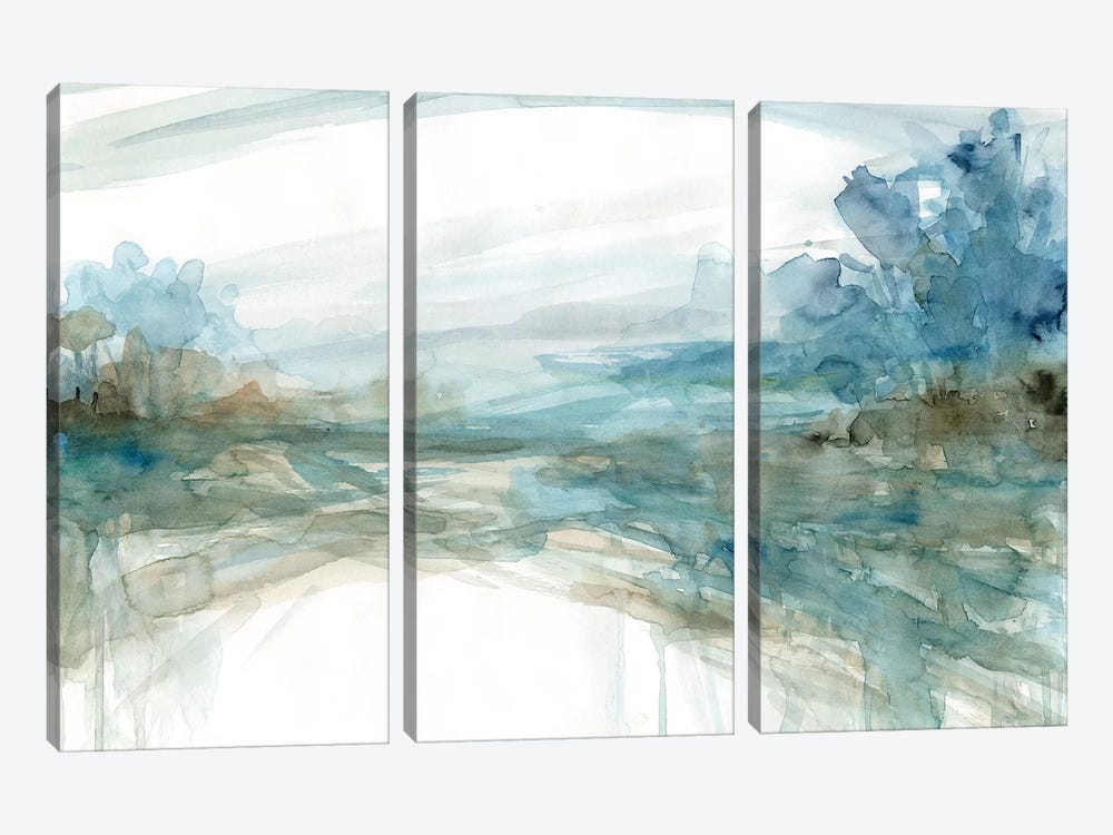 Watery Treeline by Carol Robinson 3-piece Canvas Print