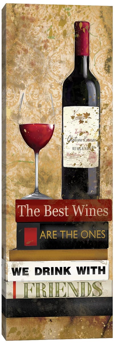 Best Red Canvas Art Print - Wine Art