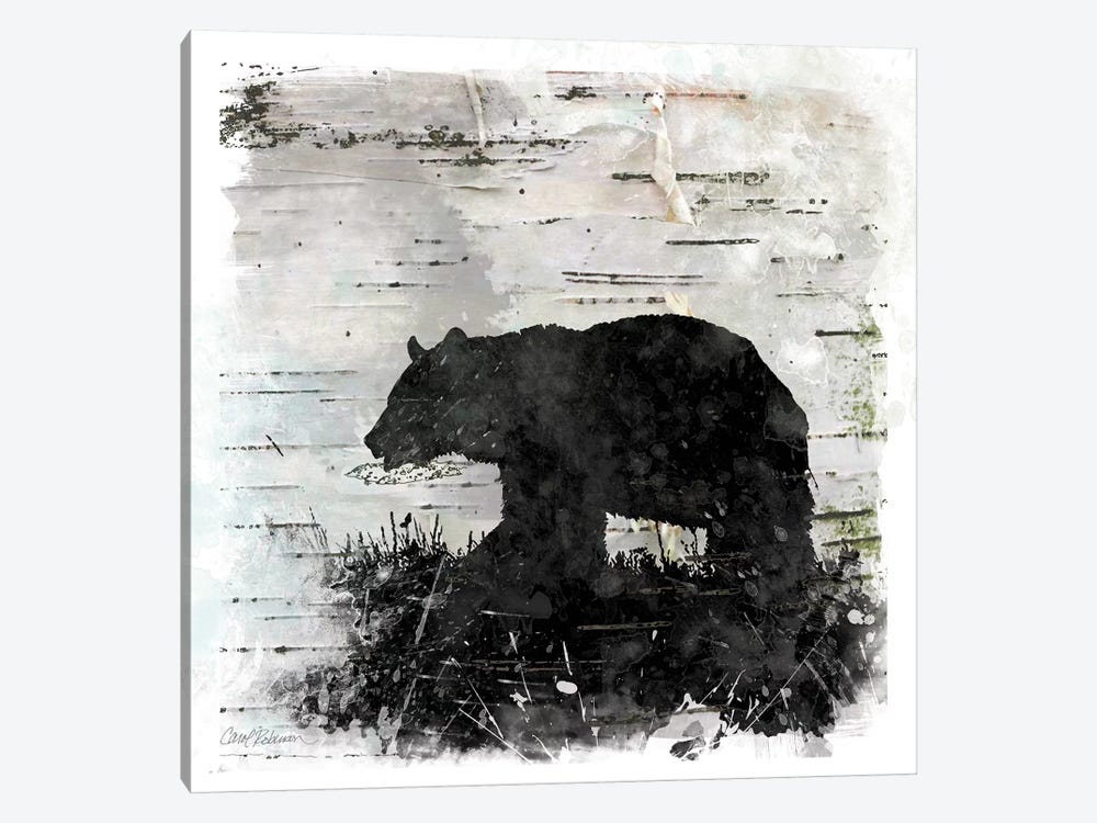 Birch Bark Bear by Carol Robinson 1-piece Canvas Art